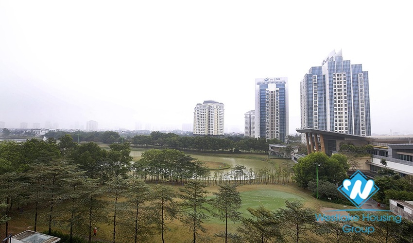 Three bedrooms apartment for rent in Ciputra L4 Tower with lakeview and golf course